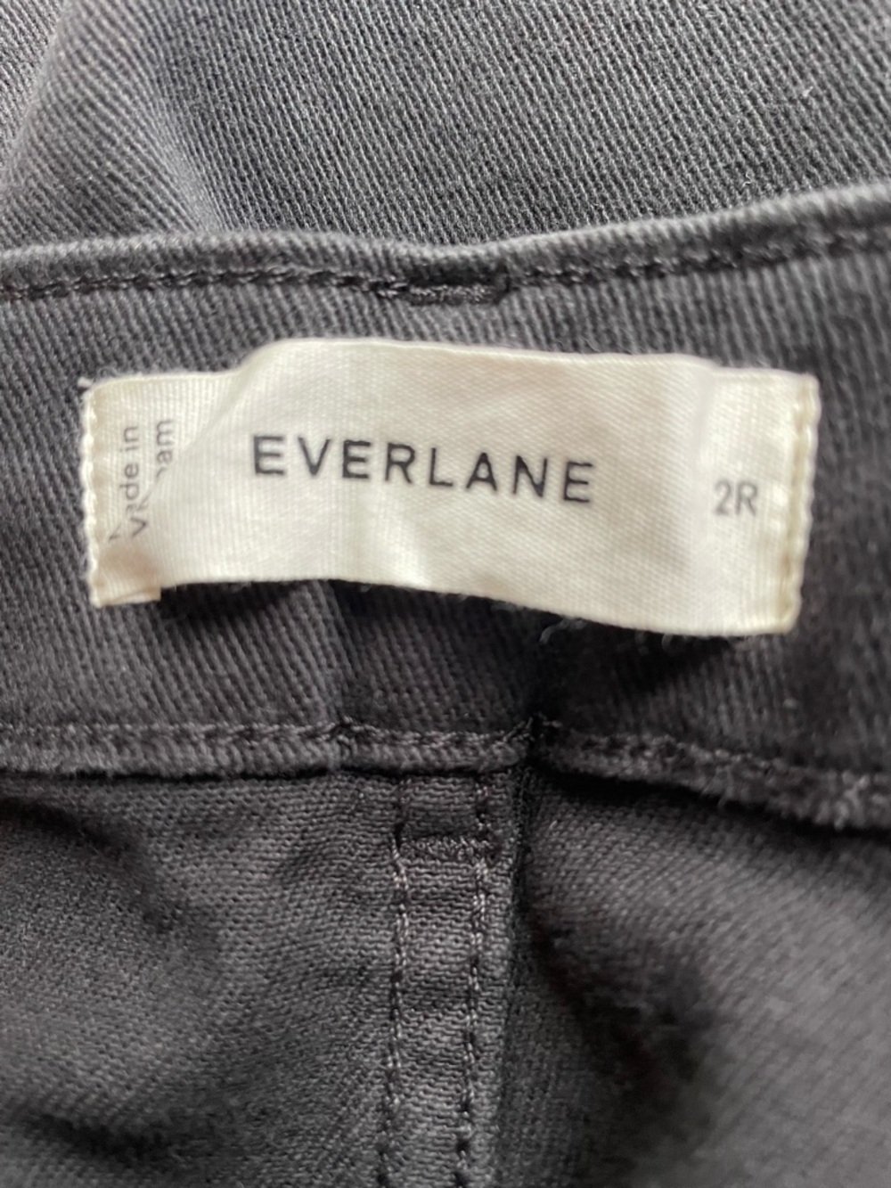 New Everlane Women THE UTILITY WIDE-LEG PANT Black Jeans Size 2 - Picture 11 of 14